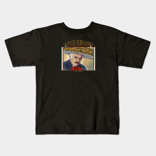 El Chente Fernandez Kids T-Shirt by Jun Pagano